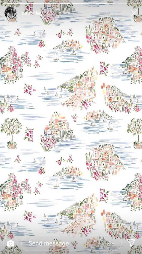 Coastal Background Wallpapers, Toile Phone Wallpaper, Coastal Grandma Wallpaper, Coastal Iphone Wallpaper, Coastal Wallpaper Iphone, Vintage Cottage Farmhouse, Riley Sheehey, Shabby Art Boutique, Coastal Wallpaper