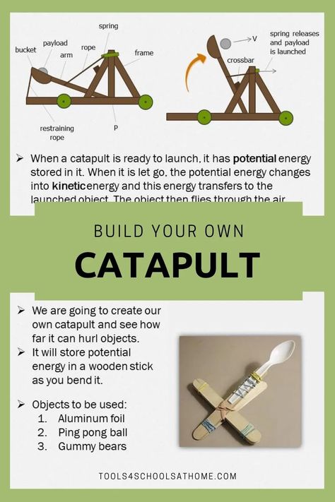 Mechanical Energy Experiments For Kids, Potential And Kinetic Energy Projects, Motion Science Project, Potential Kinetic Energy, Energy Conversion Projects, Kinetic Energy Experiments For Kids, Kinetic Vs Potential Energy Activities, Kinetic And Potential Energy Experiments, Kinetic Energy Projects