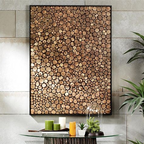 With a natural look, our Framed Wood Stalks Wall Art is sure to add a rustic farmhouse vibe to any room. Constructed from wood, twig, and mahogany, this framed wall decor would make a great addition to a hunting lodge, cabin, or man cave. Add this rustic farmhouse wall art as the focal point on your wall for a gorgeous pop of natural charm. Bedroom Wall Decor Aesthetic, Wood Wall Decor Bedroom, Wooden Panel Wall, Wall Decor Aesthetic, Aesthetic Wall Decor, Decoration Aesthetic, Wood Wall Art Diy, Farmhouse Frames, Wallpaper Walls Decor