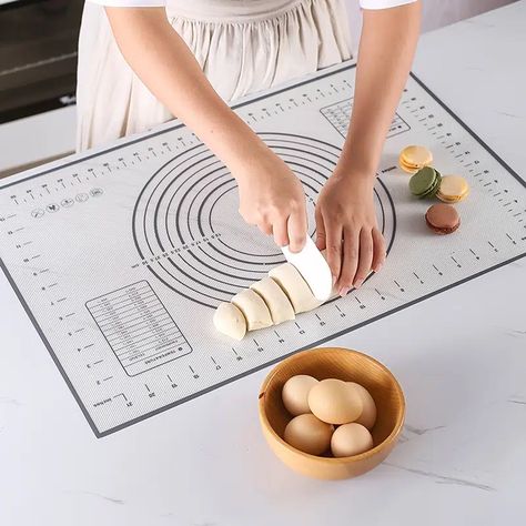 1pc Silicone Kneading Board Thicken Multifunctional Non Stick Roll Up Receive Kneading Pad 40 60cm 15 7 23 6in 26 29cm 10 2 11 4in - Home & Kitchen - Temu Kneading Board, Pastry Mat, Bakeware Accessories, Silicone Baking Sheet, Pastry Board, Kneading Dough, Eid Al-adha, Baking Pastry, Silicone Baking Mat