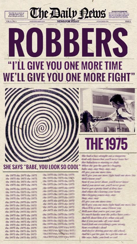 Oh I do like the 1975 #the1975 #mattyhealy #robbers #bfiafl #fyp #aesthetic #purple #beingfunnyinaforeignlanguage #album #albumposter #music The 1975 Album Aesthetic, Music Poster The 1975, The 1975 Robbers Wallpaper, The 1975 Robbers Poster, The 1975 Poster Graphic Design, The 1975 Print, The 1975 Aesthetic Poster, Robbers The 1975 Aesthetic, 1975 Prints