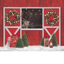 Reindeer Stable, Sims Christmas, Santa Minis, Santa Village, Santa Claus House, Theme Of The Week, Christmas Digital Backdrop, Barn Backdrop, Christmas Parade Floats