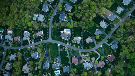 Rich Neighborhood, The Suburbs, Property Tax, Housing Market, Kids Shows, Aerial Photography, How To Get Rich, Autumn Home, Aerial View