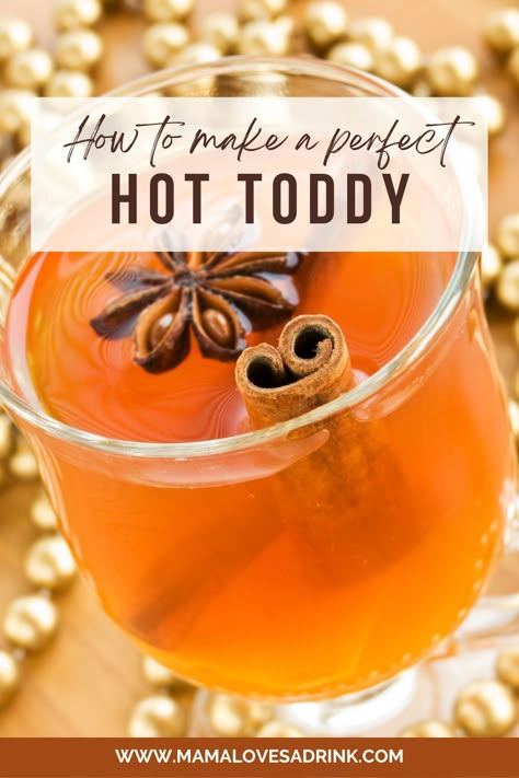 Got Toddy Recipe, Holiday Hot Toddy, Slow Cooker Hot Toddy Recipe, Hottie Toddy Recipe Whiskey, Diy Hot Toddy Gift, How To Make Hot Toddy, Hot Toddy Cocktail Recipe, Hot Toddy Crockpot Recipe, Crockpot Hot Toddy Recipe