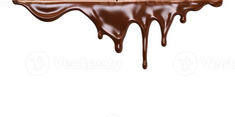 Melted chocolate dripping isolated on a transparent background Dripping Chocolate, Chocolate Dripping, Messi And Ronaldo, Photo Logo Design, Chocolate Drip, Melted Chocolate, Creative Photos, Melting Chocolate, Free Png