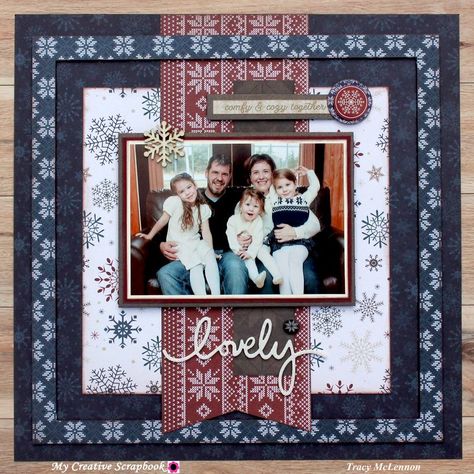 Lovely Military Scrapbook Layouts, Heritage Scrapbooking Layouts, Military Scrapbook, Family Scrapbook Layouts, Winter Scrapbook Layouts, Winter Scrapbook, Bridal Shower Scrapbook, Winter Scrapbooking, Cruise Scrapbook