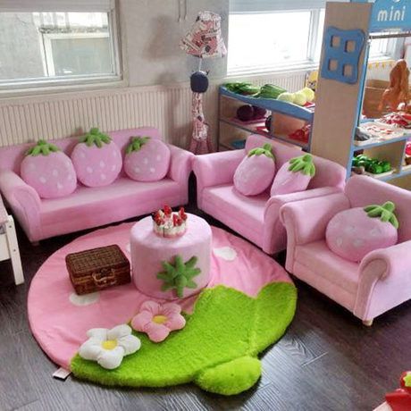 Reading Corner Kindergarten, Chair Reading Corner, Kawaii Room Ideas, Pink Couch, Hello Kitty Rooms, Room Hacks, Cute Furniture, Under Your Spell, Pink Bedrooms