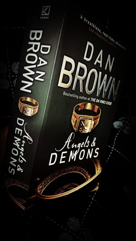 Angels And Demons Dan Brown, Dan Brown Books, Dan Brown, Thriller Books, Angels And Demons, Reading Time, Real Time, Bestselling Author, Book Club