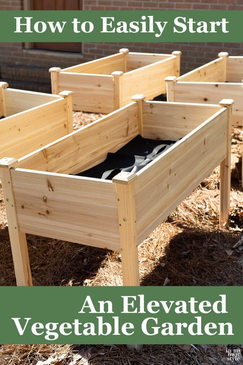 Elevated Planter Raised Bed, Diy Raised Planter Bed, Build A Planter Box Easy Diy Wood, Diy Raised Flower Bed Planter Boxes, How To Build An Elevated Garden Bed, Diy Easy Raised Garden Bed, Garden Bed Raised Diy, Building Raised Beds Easy Diy, Above Ground Beds Vegetable Garden