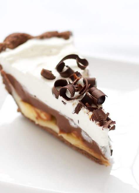 Chocolate Banana Cream Pie, Thanksgiving Pie Recipes, Easy Meal Ideas, Thanksgiving Pies, Banana Cream Pie, Chocolate Pies, Eat To Live, Banana Cream, Pie Dessert