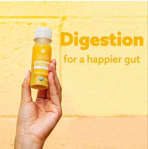 The blend of ingredients in this digestion shot are sure to lead you to a happier and healthier gut! Including Ginger, Apple Cider Vinegar, Camu Camu, Ginseng, and Live Probiotics - this functional, digestion shot is a great go-to when you need to get your system back on track. At Suja, we believe in creating delicious, functional beverages that are certified organic and feature plant-powered ingredients. From our cold-pressed, organic juices to our Kombucha with adaptogens and our brand new fun Immunity Boost, Functional Beverage, Camu Camu, Acerola Cherry, Organic Apple Cider, Organic Juice, Organic Apple Cider Vinegar, Ginger Juice, Pressed Juice