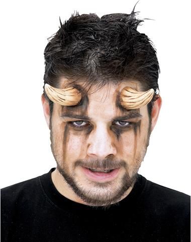 Inspi Makeup, Satyr Costume, Halloween Fx, Demon Makeup, Horns Costume, Demon Horns, Prosthetic Makeup, Halloween Costume Store, Mens Hairstyles With Beard