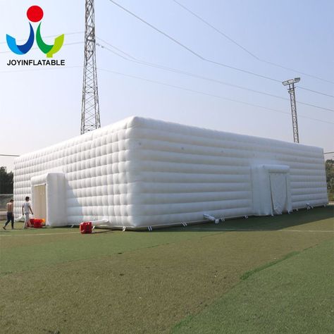 An inflatable blow up tent is a kind of tent, using the principle of structural mechanics design framework, the use of gas pressure characteristics of the balloon expansion to form a certain rigid cylinder, through the organic combination of the tent to hold up the skeleton. #inflatabletent #inflatablegianttent #partytent #eventtent #blowuptent #inflatablecubetent #bubbletent Inflatable Tent Events, Blow Up Party Tent, Inflatable Party Tent, Blow Up Tent, Structural Mechanics, Inflatable Tent, Bubble Tent, Large Tent, Night Bar