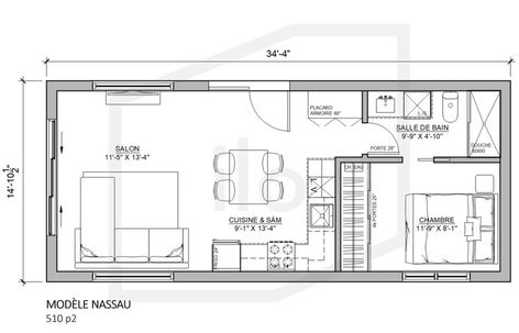 Models — Ilo tiny house 14x40 Tiny House Floor Plans, Best Tiny House Layout, Tiny House Plans Layout, Small Loft House Design, 12x24 Tiny House Floor Plans, Tiny Home Layout, 12x24 Tiny House, Studio Apartment Plan, Tiny Home Floorplan