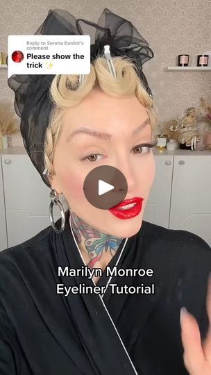 17K views · 1.7K reactions | Makeup Hack: Marilyn Monroe Eyeliner | The perfect Holiday makeup look! An in depth tutorial on Marilyn Monroe's Eyeliner. Marilyn's makeup artist Allan "Whitey" Snyder was iconic!!💄 I... | By Erin Parsons Makeup | Facebook Marilyn Monroe Eyeliner, Marilyn Monroe Makeup Tutorial, Erin Parsons, Siren Energy, Marilyn Monroe Makeup, Bette Davis Eyes, Bold Makeup Looks, Holiday Makeup Looks, She Walks In Beauty