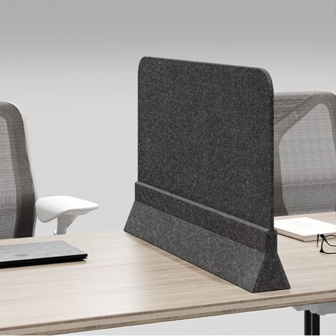 Acoustic
Screens
Felt

Solo is a clean and simple free standing desk divider screen. The soft corners and angular base fit the aesthetic of your office. There is no need for assembly, just unpack and set it in position. With a variety of height and depth options, Solo is an easy add-on to your existing desk or benching configuration. Up to 60% Pre-Consumer Recycled PET Felt #interiordesign #acoustics #walls #ecofriendly #screens Free Standing Desk, Acustic Panels, Acoustic Panels Diy, Desk Divider, Desk Partitions, Office Dividers, Green House Design, Desk Dividers, Modular Desk