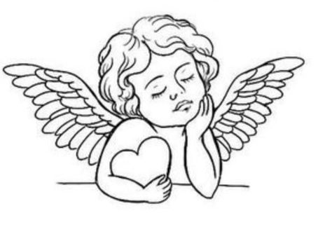 Cupid Tattoo, Cherub Tattoo, Tattoo Outline Drawing, Angel Tattoo Designs, Drawing Color, Coloring Art, Geniale Tattoos, Cute Tiny Tattoos, Tattoo Stencil Outline