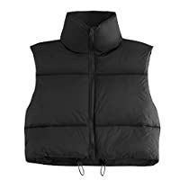 Check this out! Baby Winter Coats, Cropped Puffer Vest, Vest Style Women, Lightweight Vest, Womens Puffer Vest, Winter Outwear, Black Puffer Vest, Winter Vest, Winter Outerwear