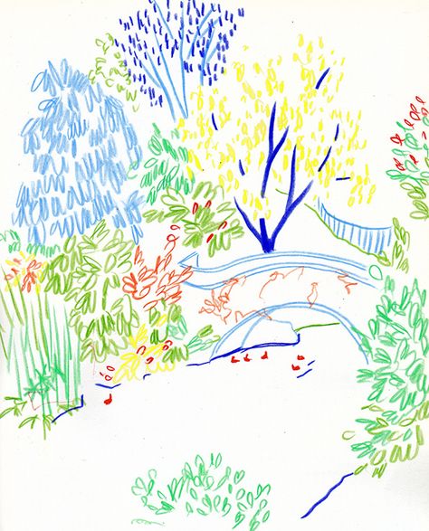 Liana Jegers: Untitled Sketch Liana Jegers, Color Pencil Illustration, Pastel Crayons, Secret Place, Summer Painting, Oil Pastel Art, Crayon Art, Book Drawing, Color Pencil Art