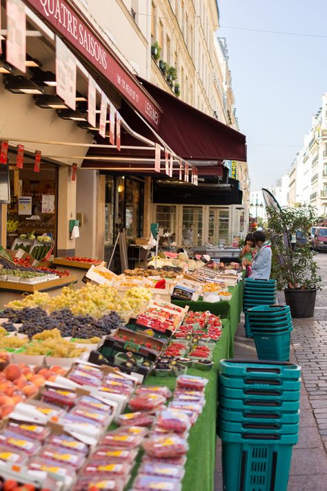 "One of our favorite areas in the 7th District is a little street full of shops called Rue Cler. It's sweet and quaint and fun to walk on because there's not a lot of traffic passing by." OH JOY IN FRANCE / PART 1: WHAT WE ATE IN PARIS...... Rue Cler Market Paris, Food In Paris, Paris Eats, Fresh Food Market, An American In Paris, Rick Steves, Oh Joy, People Watching, I Love Paris