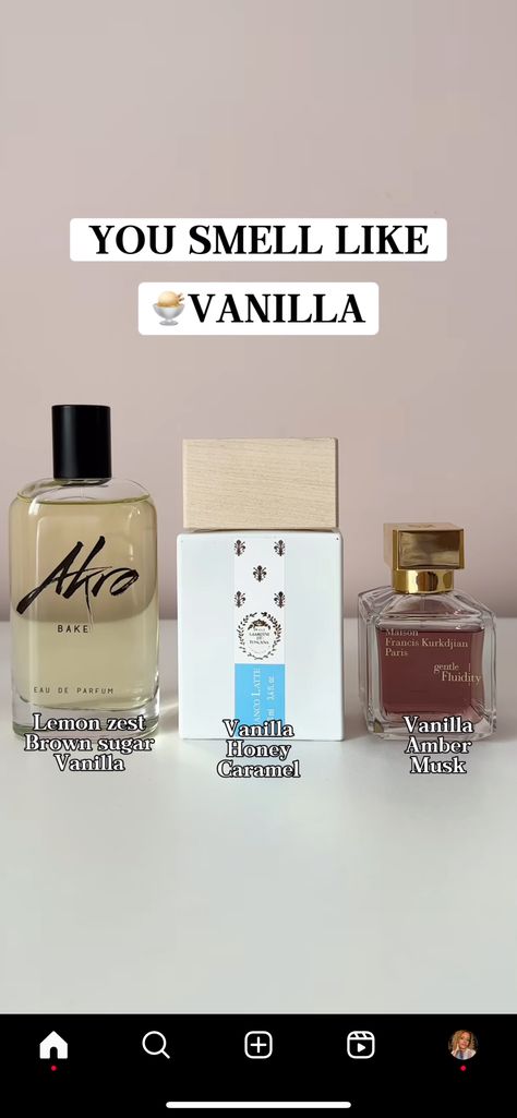 Cheap Vanilla Perfume, Feminine Scents, Vanilla Perfumes, Perfume Combos, Fragrance Lab, Sweet Like Candy, Fragrances Perfume Woman, Vanilla Perfume, Perfume Collection Fragrance