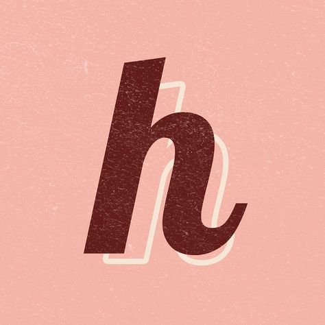 Alphabet letter H vintage handwriting cursive font psd | free image by rawpixel.com / jingpixar H Font Letter Design, 70s Lettering, Cursive Fonts Handwritten, Vintage Handwriting, Handwriting Cursive, 70s Font, Lettering Fonts Design, Alphabet Letters Images, H Alphabet