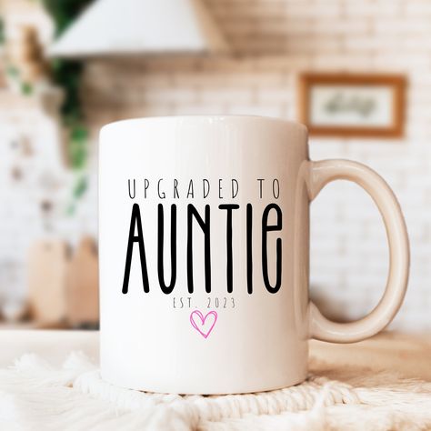 Promoted to Auntie Gift, Baby Announcement Coffee Mug for Aunt, Baby Reveal Tio Mug, Tia, Pregnancy Birth Announcement, Sister Aunt Uncle Pregnancy Announcement, Tia Announcement, How To Tell Husband About Pregnancy, Baby Announcement To Aunt, Aunt Mug, Pregnancy Announcement To Sister, Aunt Baby Announcement, Pregnancy Announcement Aunt, Baby Arrival Announcement