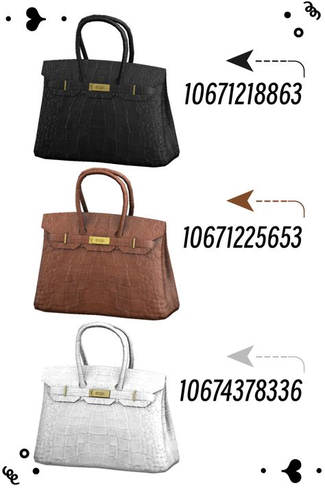 Berry Avenue Codes Luxury, Bloxburg Handbags Codes, Backpack Berry Avenue Codes, Roblox Bag Id Codes, Bags Roblox Codes, Berry Ave Purse Codes, Roblox Airport Outfit Codes, Berry Ave Bag Code, Bloxburg Purse Codes