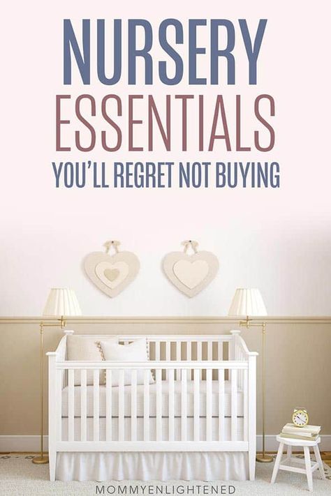 Nursery essentials for new moms can vary depending on your needs, but there are a few basics that are pretty necessary for every newborn. Here are some baby room products that you don't want to forget. #mommyenlightened #nursery #nurseryessentials #babygear #newmom Essentials For Nursery Room, Nursery Essentials New Moms, Nursery Essentials List, Birth Board, Last Minute Kostüm, Pregnancy Planning, Pregnant Mommy, Room Products, Toddler Gear