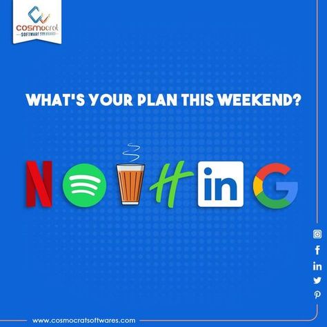 What is your weekend plan this weekend? Comment your weekend plan below using emojis . . .😎😴 Happy weekend! Digital Marketing Memes, Marketing Humor, Technology Websites, Unique Web Design, Digital Advertising Design, Dental Fun, Real Estate Marketing Design, Ads Creative Advertising Ideas, Social Media Branding Design