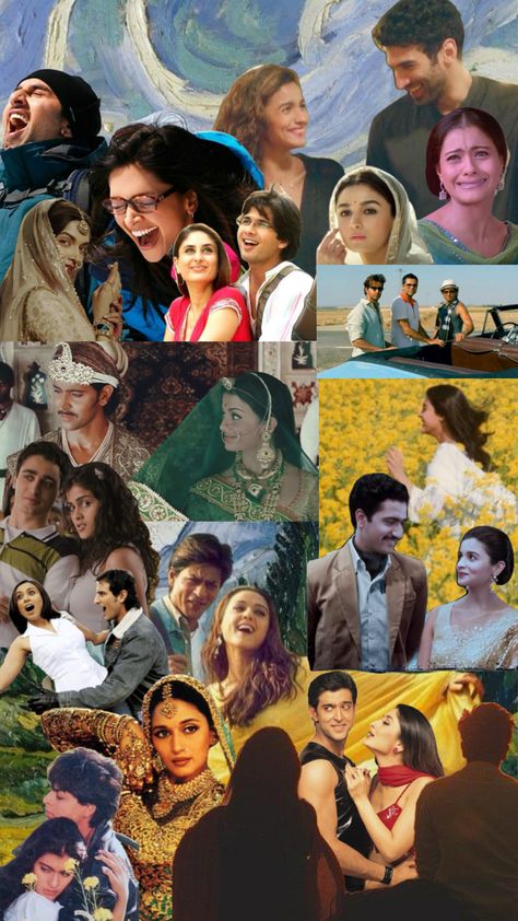 Bollywood Theme Wallpaper, Bollywood Mood Board, Bollywood Movie Night, Bollywood Wallpaper Aesthetic, 90s Indian Aesthetic, Bollywood Posters Art, 2000s Bollywood Aesthetic, Bollywood Music Aesthetic, Bollywood Movie Aesthetic