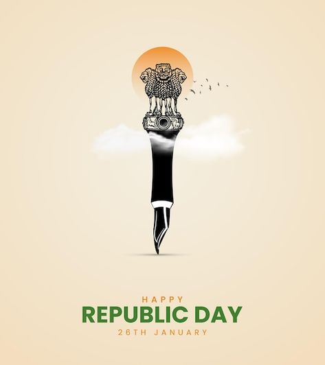 Republic Day Creative Post, Republic Day Post, Republic Day Creative Ads, Republic Day Creative, Indian Republic Day, Design For Social Media, Republic Day, Creative Ads, Media Post