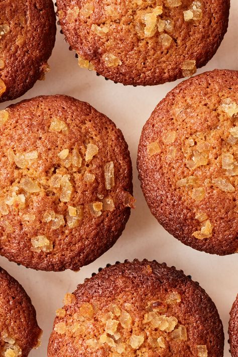 Traditional Gingerbread, Ginger Muffins, Crystallized Ginger, Ginger Molasses, Bakery Style Muffins, Breakfast For A Crowd, Baked Good, Cookies Ideas, Nyt Cooking