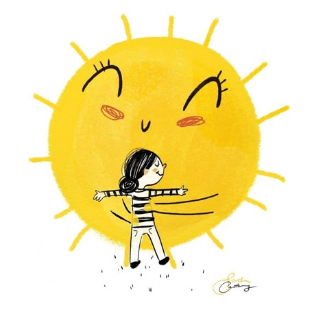 Viber Backgrounds, Gut Drawing, Sunny Day Illustration, Sunny Drawing, Good Morning Illustration, Sun Animated, Sunny Illustrations, Sunshine Illustration, Sun Pics