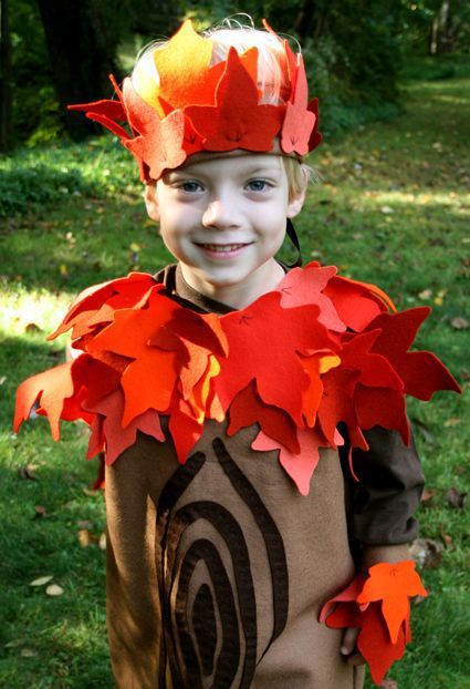 Fall Tree Costume Plant Costume, Handmade Halloween Costumes, Tree Costume, Flower Mask, Fairy Halloween Costumes, Purl Bee, Crafts Sewing Patterns, Fall Tree, Felt Halloween