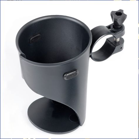 Delta Cycle Expanding Beverage Holder - Bike Cup Holder Handlebar Cruiser for Water Bottles, Coffee Cups and More - Integrate Bike Cup Holder, Stroller Cup Holder, Bike Water Bottle Holder, Bike Water Bottle, Bike Components, Drink Containers, Diy Cups, Bike Handlebars, Water Bottle Holders