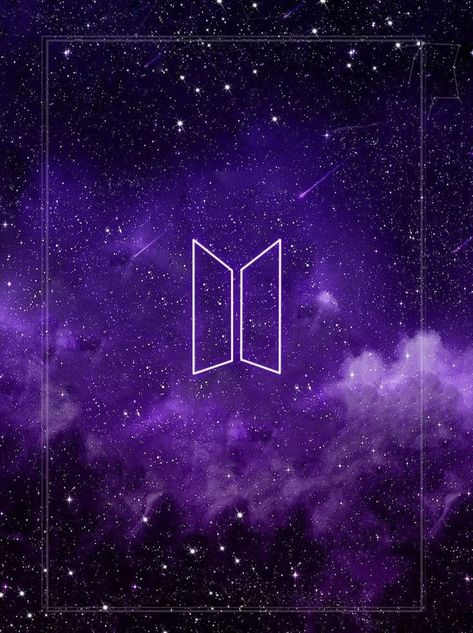 Purple Galaxy Wallpaper, Iphone Wallpaper Bts, Bts Logo, Bts Wallpaper Desktop, Dark Purple Wallpaper, Bts Backgrounds, Bts Aesthetic Wallpaper For Phone, Cute Galaxy Wallpaper, Whatsapp Wallpaper