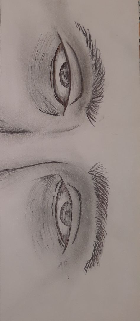 Emotionless Eyes Drawing, Bored Eyes Drawing, How To Draw Tired Eyes, In Love Eyes Drawing, Sleeping Eyes Drawing, Tired Eyes Draw, Tired Eyes Sketch, Droopy Eyes Drawing, Sleepy Eyes Drawing