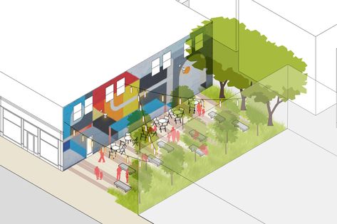 Open Space Typologies /Pocket Park Designs                                                                                                                                                                                 Más Paley Park, Open Space Architecture, Urban Spaces Design, Park Plan, Urban Design Diagram, Urban Intervention, Urban Design Architecture, Urban Design Concept, Ecology Design