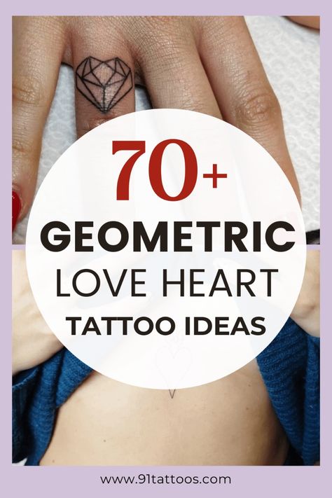 Opt for modern and stylish ink with geometric love heart tattoos on the ring finger. These designs use geometric shapes and patterns to create contemporary and chic tattoos that symbolize love.
#GeometricTattoos #ModernInk #StylishDesigns #LoveHeartTattoos
Explore more modern and stylish geometric love heart tattoo ideas on our website! Heart Shaped Diamond Tattoo, Heart Tattoo On Ring Finger, Outline Heart Tattoo, Heart Tattoo Stencil, Love Heart Tattoo Designs, Tattoo On Ring Finger, Heart Of Gold Tattoo, Ring Finger Design, Finger Designs