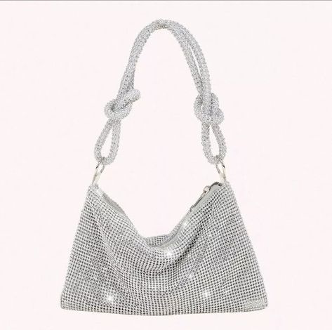 Foto - Google Fotos Lily Bag, Prom Purse, Side Purses, Rhinestone Handbags, Silver Bag, Slouch Bags, Rhinestone Clutch, Crystal Bags, Crystal Clutch