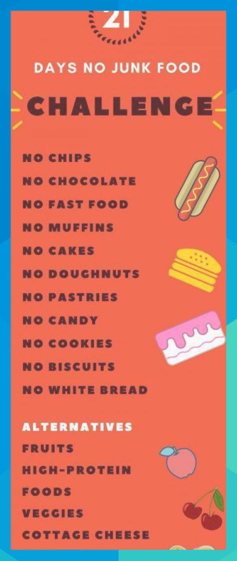 No Junk Food Challenge – Say Goodbye to Your Unhealthy Lifestyle Things To Eat Instead Of Junk Food, Healthy Foods To Replace Junk Food, How To Not Eat Junk Food, How To Quit Junk Food, Diet For 12 Yo, Junk Food Replacement, No Junk Food Challenge 30 Day, No More Junk Food Motivation, No Bread Challenge