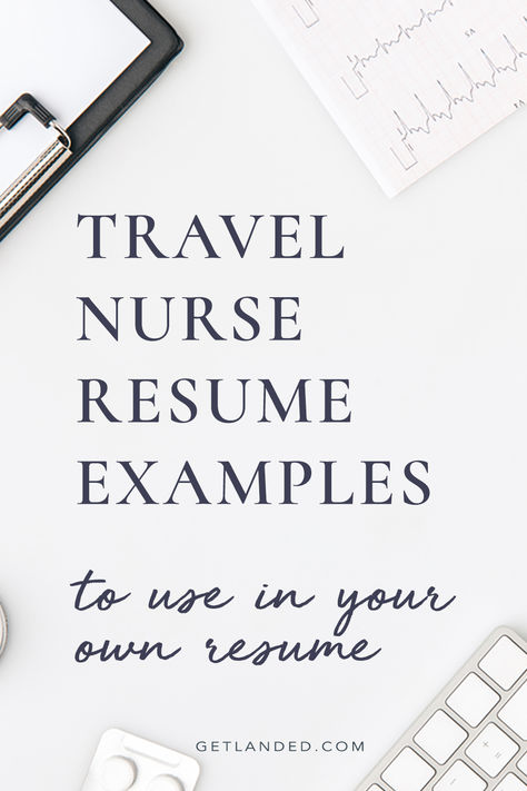 travel nurse resume examples to use in your own resume Travel Nurse Resume, Resume Summary Statement, Resume Nurse, Nurse Career, Medical Resume, Nurse Resume, Nursing Resume Template, Resume Summary, Travel Nurse