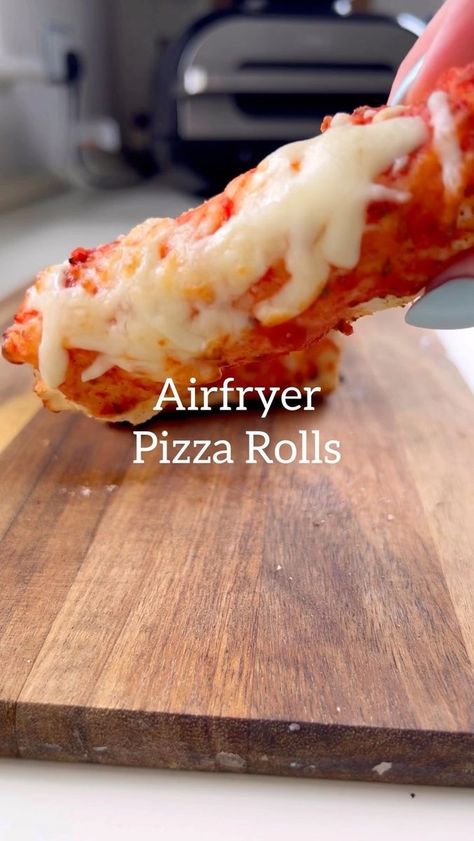 Lorraine on Reels | Le Parody · Summer Rain Airfryer Pizza, Air Fryer Pizza Rolls, Homemade Apple Juice, Air Fryer Pizza, Pizza Roll Recipe, Pizza Roll, Pizza Snacks, Healthy School Lunches, Crunchy Snack