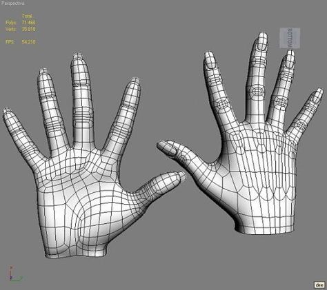 Face Topology, Blender Character Modeling, 3d Karakter, 3d Modeling Tutorial, Surface Modeling, 3d Hand, Hand Reference, Animation Reference, Hand Model