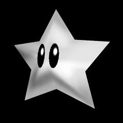 Mario Star Pfp, Star Pfp, Mario Star, Roblox Robux, Widget Icon, White Star, Mario, White, Black