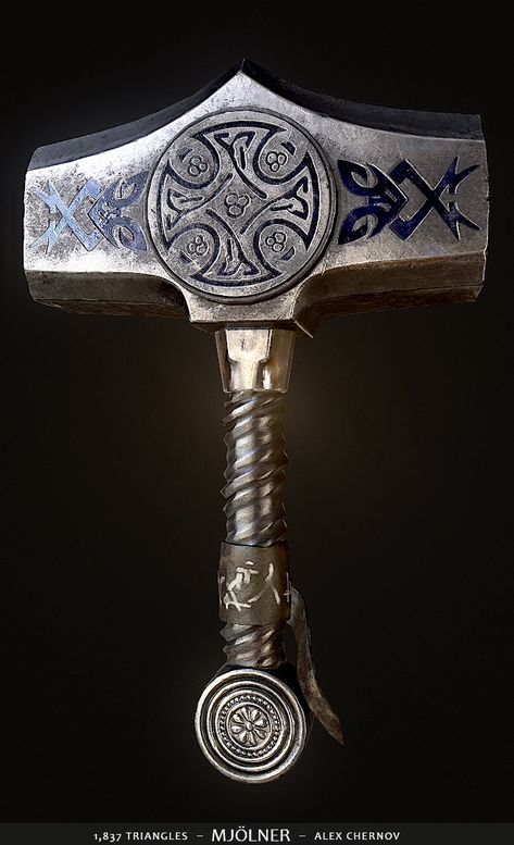 Mjolnir Art, Mjolnir Tattoo, Escudo Viking, Hammer Tattoo, Thor Mjolnir, Norse Myth, Thor Hammer, Nordic Tattoo, Pagan Art