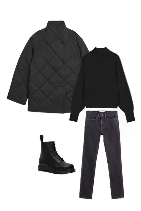 Shop Quilted Shawl Collar Jacket and other curated products on LTK, the easiest way to shop everything from your favorite creators. Quilted Shawl, Shawl Collar Jacket, Look Winter, Trend Board, Womens Quilted Jacket, Casual Chic Outfits, Outfits Woman, Black Everything, Fall Winter Collection