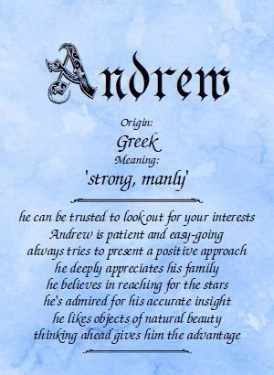 Grayson Name, Andrew Name Meaning, Andrew Name, Cameron Name, Boy Names List, Symbol For Family Tattoo, Cameron Boys, Names For Boys List, Baby Name Tattoos