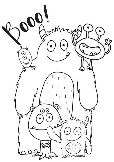 Fun Monster coloring pages for your little one. They are free and easy to print. The collection is varied with different skill levels Halloween Teaching, Color Monster, Monster Activities, Kids Colouring, Monster Coloring Pages, Singing Monsters, Truck Coloring Pages, Clay Color, Colouring Pics